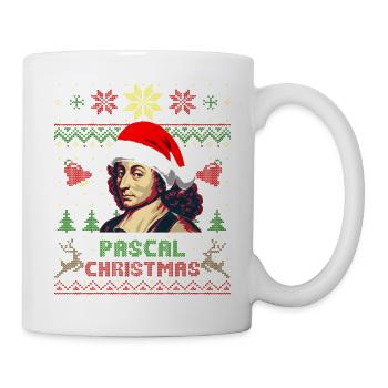 Blaise Pascal Pascal Weihnachten - Tasse - Weiß - Rechts