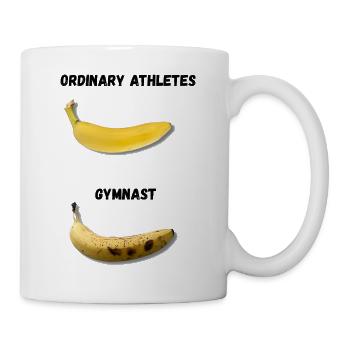  Ordinary Athletes vs Gymnast  - Tasse - Weiß - Rechts