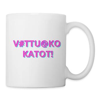 V#TTU@KO Neon-Glitch auf Dächern - Tasse - Weiß - Rechts