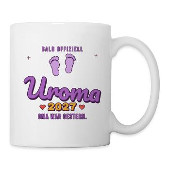 Uroma 2027 – Oma war gestern - Tasse - Weiß - Rechts