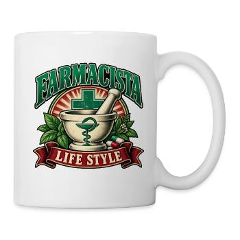 Lebensstil als Apotheker - Tasse - Weiß - Rechts