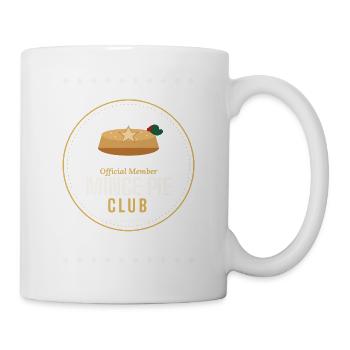 Mince Pie Club lustiger Weihnachtspullover - Tasse - Weiß - Rechts