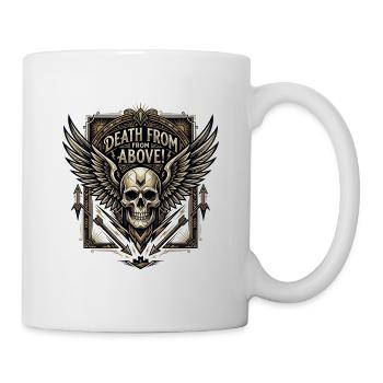 Death_from_above_-_Art_Deco - Tasse - Weiß - Rechts