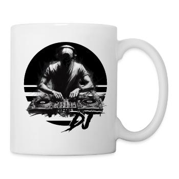 DJ - Tasse - Weiß - Rechts