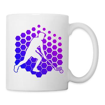 Die Unihockeyspieler und Floorball passen zusammen - Tasse - Weiß - Rechts
