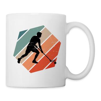 Die Floorballspieler und Floorball passen zusammen - Tasse - Weiß - Rechts