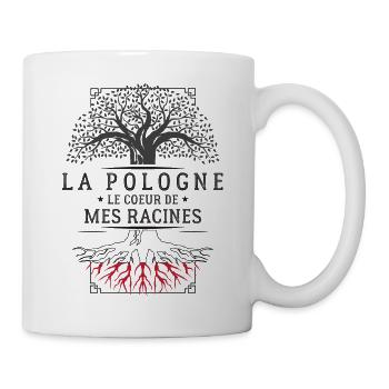 Polen Das Herz meiner Wurzeln T-Shirt Cade... - Tasse - Weiß - Rechts
