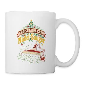 Christbaum-Crew Nadel-Sauger - Tasse - Weiß - Rechts