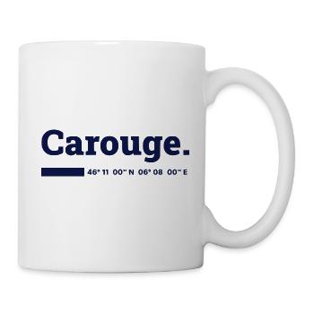 Carouge Genf Koordinaten - Tasse - Weiß - Rechts