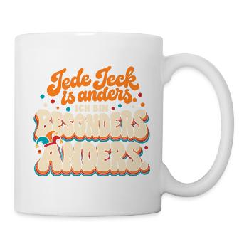 Jede Jeck is anders Ich bin besonders anders Köln - Tasse - Weiß - Rechts