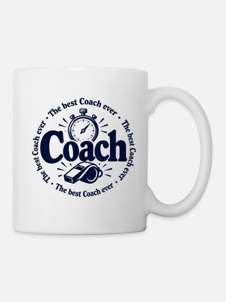 Coach - Trainer - Training - Sport - Gym - Sportle - Tasse - Weiß
