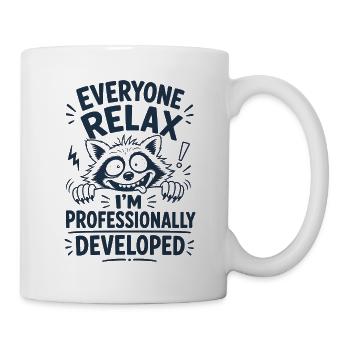 Professionally Developed - Tasse - Weiß - Rechts