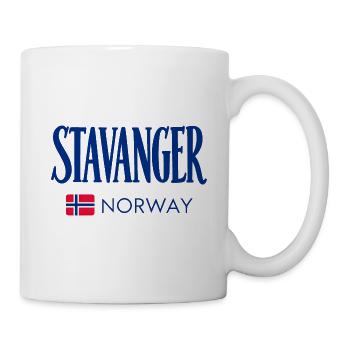 Stavanger - Norway - Norge - Norwegen - Skandinavi - Tasse - Weiß - Rechts