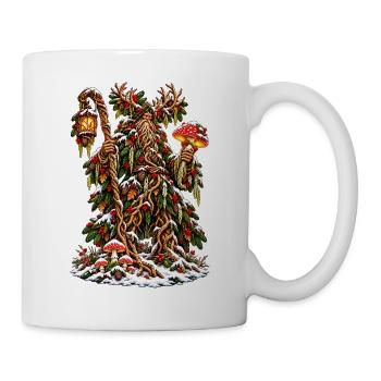 Leshy – Slawischer Weihnachtswaldgeist - Tasse - Weiß - Rechts