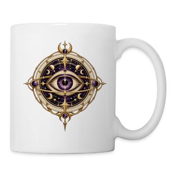Sternenauge Mandala Orbit - Tasse - Weiß - Rechts