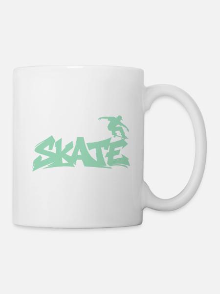 Skate Skater - Tasse - Weiß