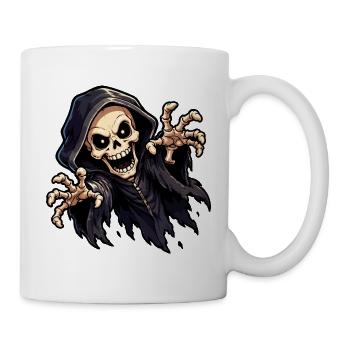 skull-ghost - Tasse - Weiß - Rechts