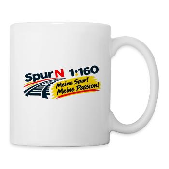 Spur N 1:160 / Meine Spur! - Meine Passion! - Tasse - Weiß - Rechts