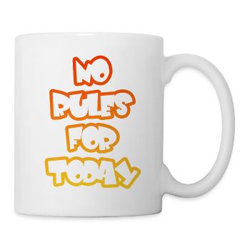 No Rules For Today Graffiti - Tasse - Weiß - Rechts