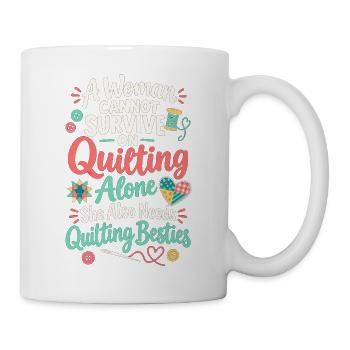Quilt-Besties Nähen - Tasse - Weiß - Rechts