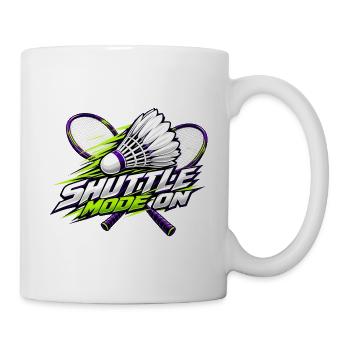 Shuttle-Modus an: Badminton - Tasse - Weiß - Rechts