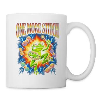 Noch ein Stich lustiger Froschblitz - Tasse - Weiß - Rechts