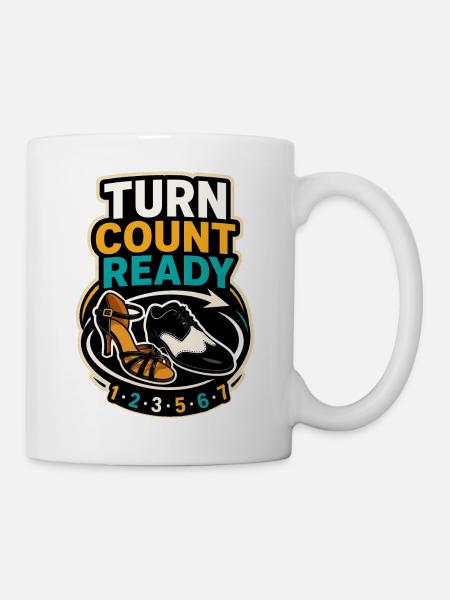TURN COUNT READY - Tasse - Weiß
