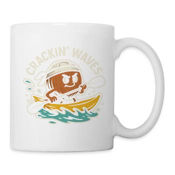 Crackin’ waves - Tasse - Weiß - Rechts