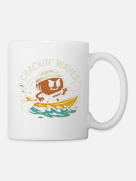 Crackin’ waves - Tasse - Weiß