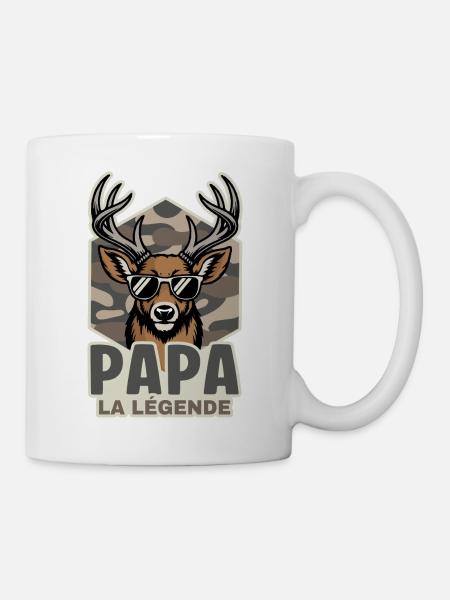 Dad Hunter Das Legendenjagdgeschenk - Tasse - Weiß
