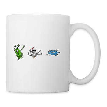 Aliens-Monsters - Tasse - Weiß - Rechts