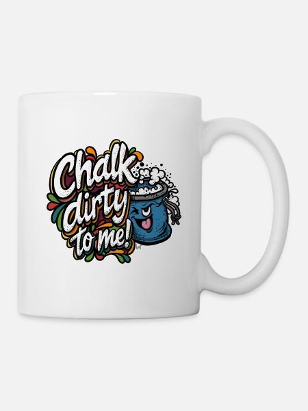 Chalk_Dirty_Too - Tasse - Weiß