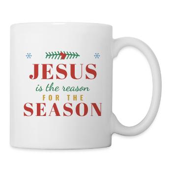 Jesus Is the Reason for the Season - Tasse - Weiß - Rechts