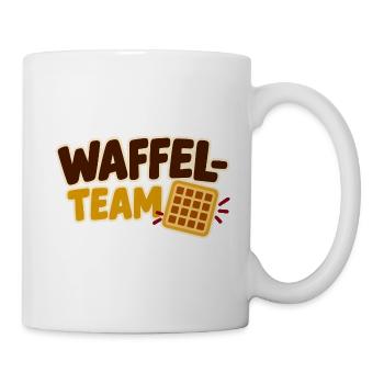 Waffel-Team Schule & Verein - Tasse - Weiß - Rechts