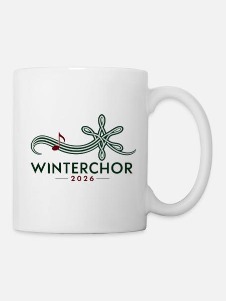 Winterchor 2026 - Tasse - Weiß