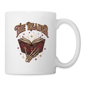 Der Leser  - Tasse - Weiß - Rechts