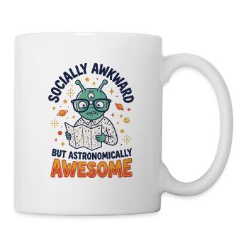 Pace Nerd Sozial unbeholfen großartig - Tasse - Weiß - Rechts