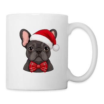 Christmas French Bulldog - Tasse - Weiß - Rechts