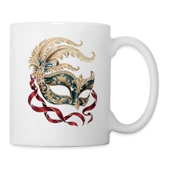 Burlesque Mask - Tasse - Weiß - Rechts