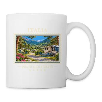 Italien Prad am Stilfserjoch Camping Vintage Marke - Tasse - Weiß - Rechts