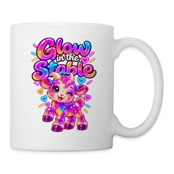 Glow im Stall Neon-Pony - Tasse - Weiß - Rechts