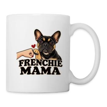 FRENCHIE MAMA – Französische Bulldogge - Tasse - Weiß - Rechts