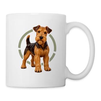 Welsh Terrier - Tasse - Weiß - Rechts