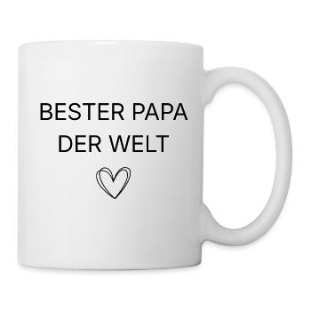 Bester Papa aller Zeiten - Tasse - Weiß - Rechts
