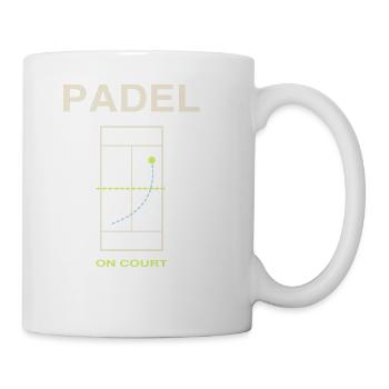 Padel On Court - Tasse - Weiß - Rechts