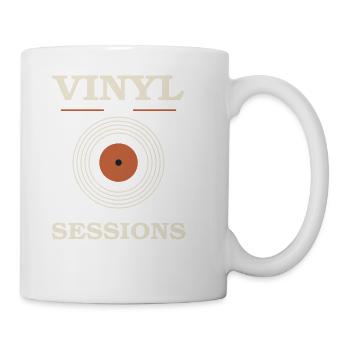 Vinyl SessionsRetro Schallplatte - Tasse - Weiß - Rechts