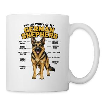 Deutscher Schäferhund Hundebesitzer T Schäferhund - Tasse - Weiß - Rechts