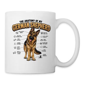 Deutscher Schäferhund Hundehalter T Schäferhund  - Tasse - Weiß - Rechts