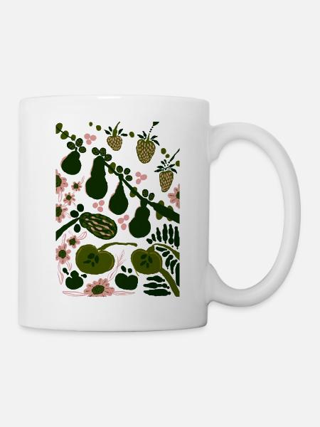 GRÜNES GEMÜSE - Tasse - Weiß