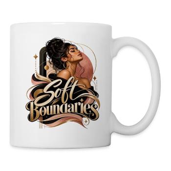 Soft Boundaries Porträt - Tasse - Weiß - Rechts